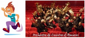 Concert de l'Orchestre de Cuivres d'Amiens - Direction Nicolas MENPIOT Espace Gambier "Marais aux Boeufs" à Camon (80) dans le cadre des Virades de l'Espoir "Vaincre la Mucoviscidose"